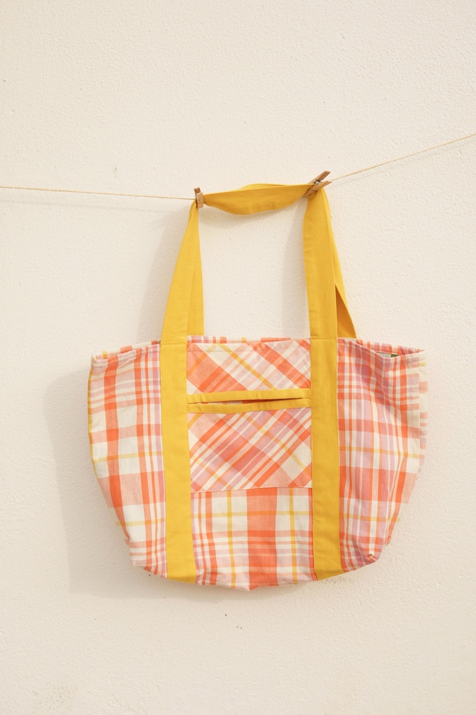 Sac cabas Delvaux Papaya