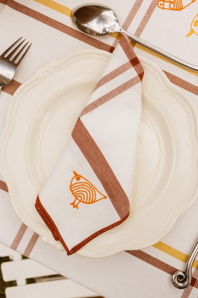 Serviettes Hooper Brown (Lot de 2)
