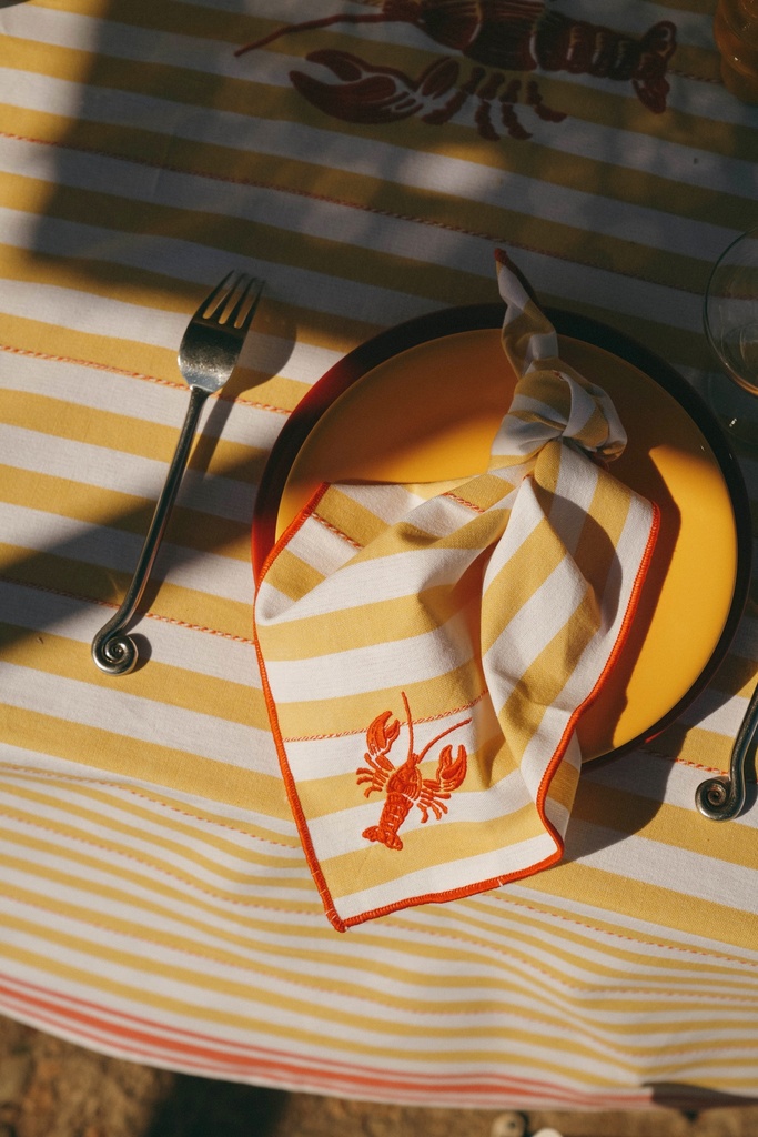 Serviettes Magritte Yellow (Lot de 2)
