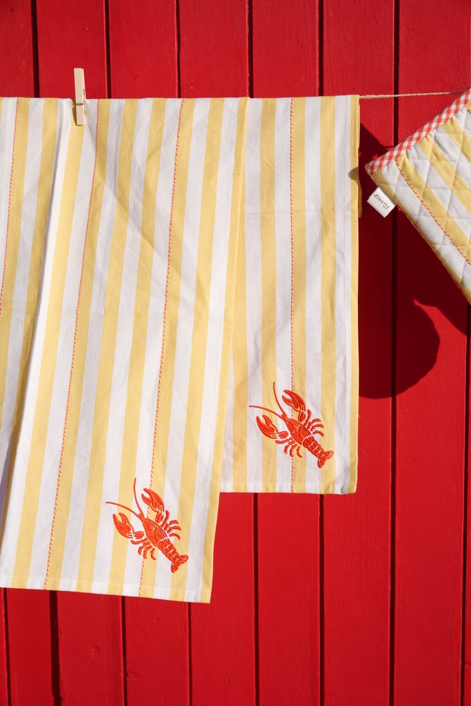 Torchons Magritte Yellow (Lot de 2)
