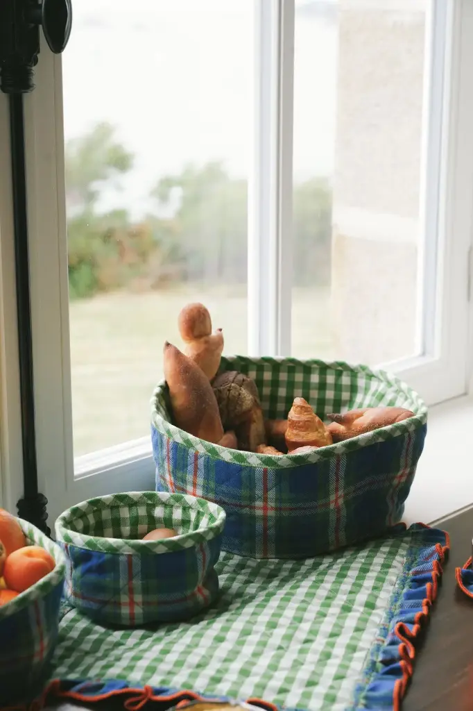 Bread Baskets Blake Blue (Pack of 3)