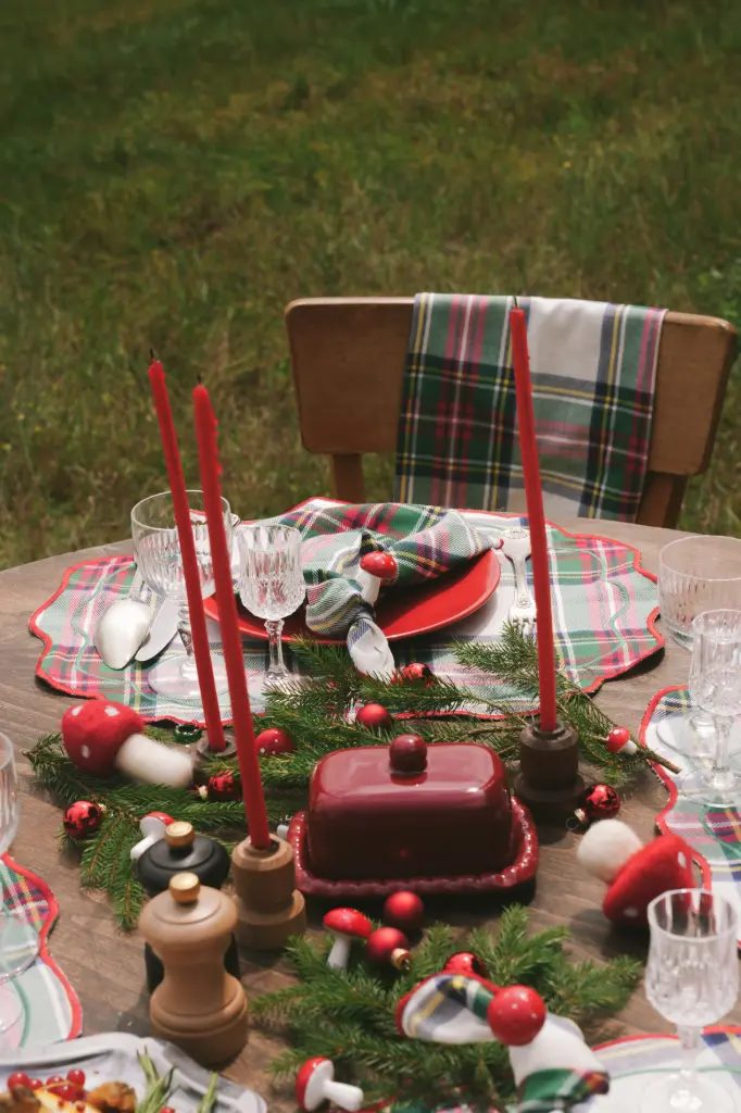 Sets de table Highland Snow (Lot de 2)