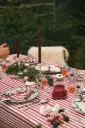 Tablecloth Noëline Burgundy