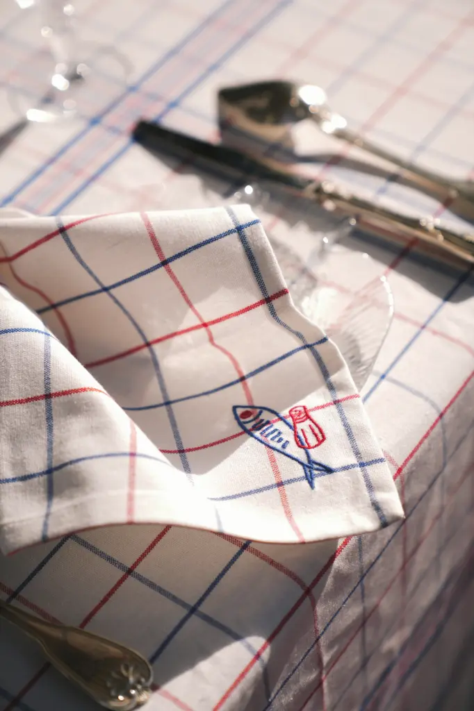 Léon Blue - napkins (Pack of 2)