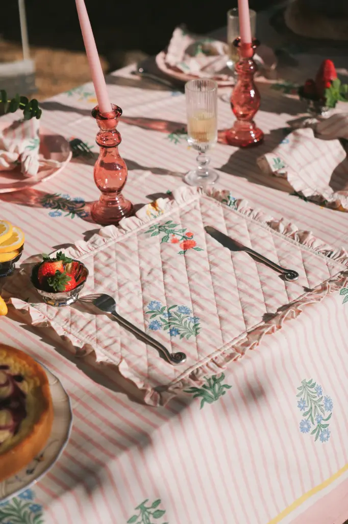 ROSE Pink - placemats (Pack of 2)