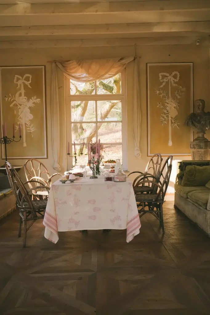 Eugénie Pink - tafelkleed