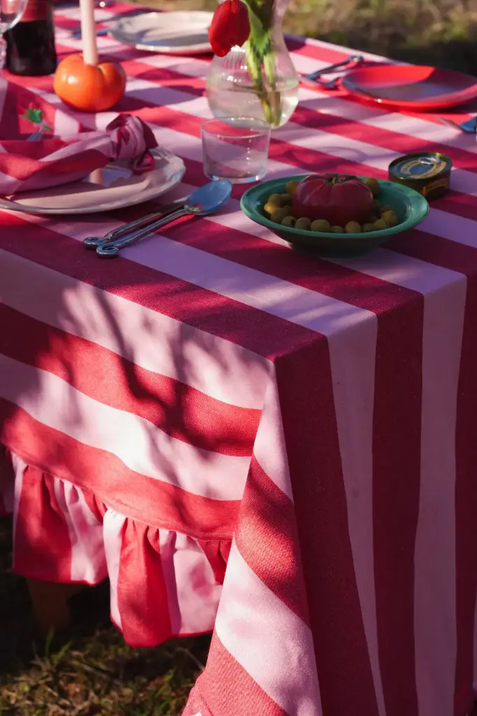 Lucette Red - tablecloth