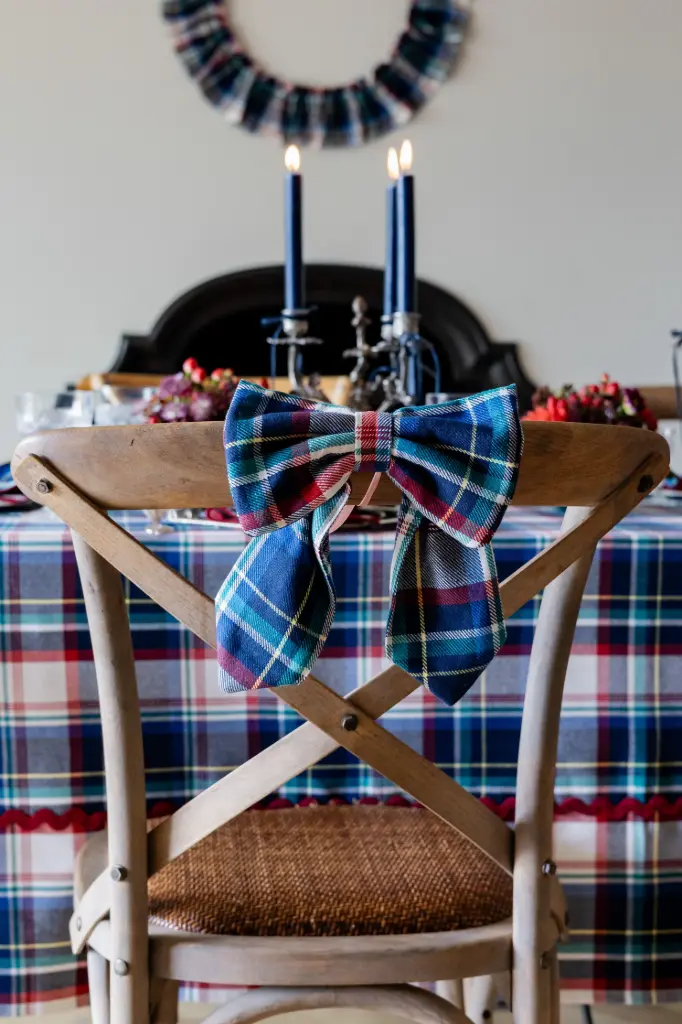 ÉMILE navy - bows (Set of 2)