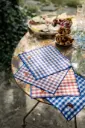 GASTON blue - cocktailservetten (Set van 4)