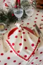 PAULETTE red - serviettes (lot de 2)