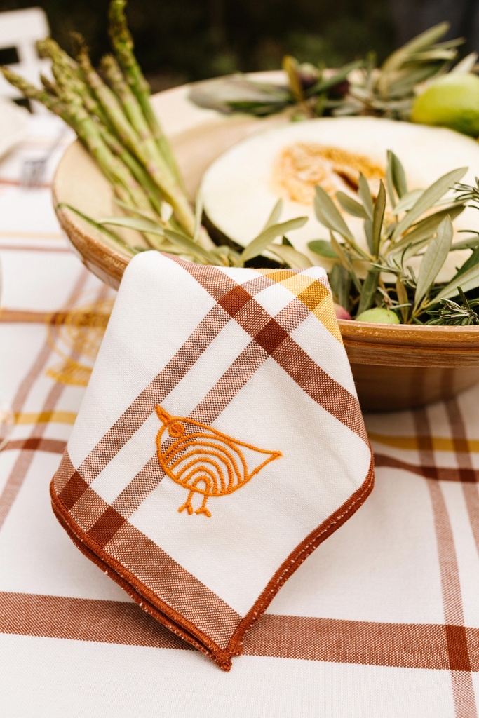 Serviettes Hooper Brown (Lot de 2)
