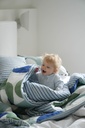 Quilted bed Hoffmann Sky