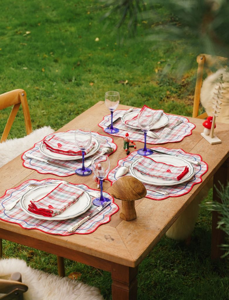 Sets de table Holly Red (Lot de 2)