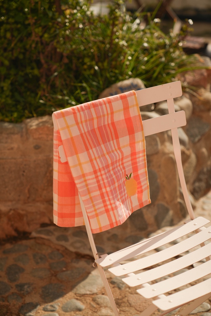Kitchen towels Delvaux Papaya (Pack of 2)