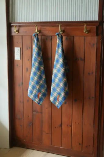 [Blake-B-52-T] Kitchen Towels Blake Blue (Pack of 2)