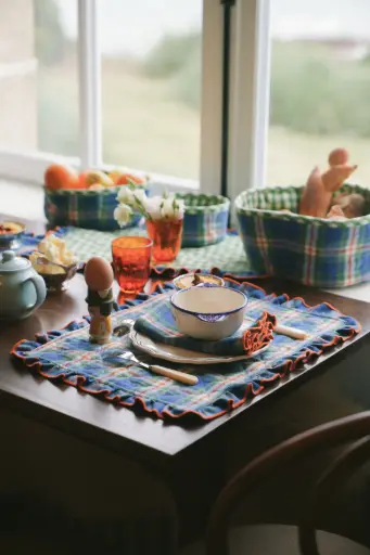 [Blake-B-52-SET] Sets de table Blake Blue (Lot de 2)