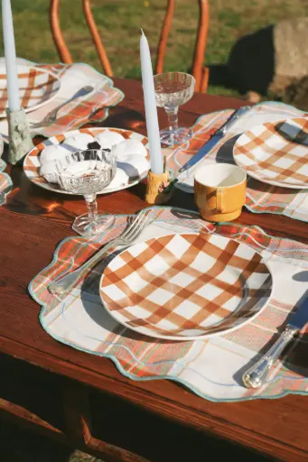 [Highland-B-95-SET] Sets de table Highland Cappuccino (Lot de 2)