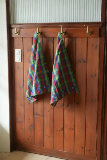 [Kantor-B-52-T] Kitchen Towels Kantor Blue (Pack of 2)