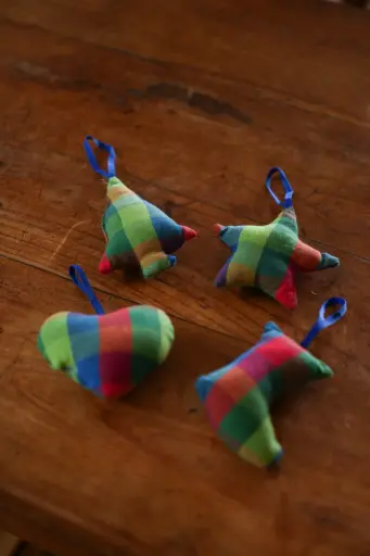 [Kantor-B-52-CO] Décoration de Noël Kantor Blue (Lot de 4)