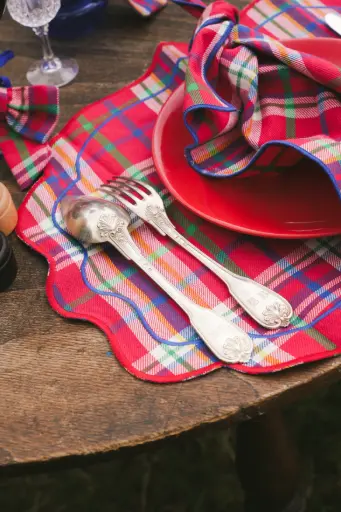 [Inverness-B-14-SET] Sets de table Inverness Red (Lot de 2)