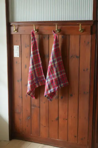 [Inverness-B-14-T] Kitchen Towels Kantor Blue (Pack of 2)