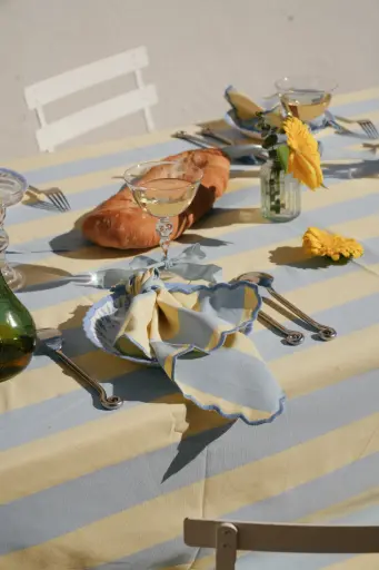 [Joséphine-B-54-OS] Joséphine Sky - servetten (Set van  2)