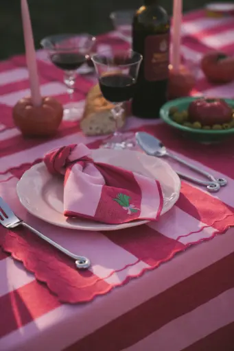 [Lucette-B-14-SET] Lucette Red - sets de table (Lot de 2)