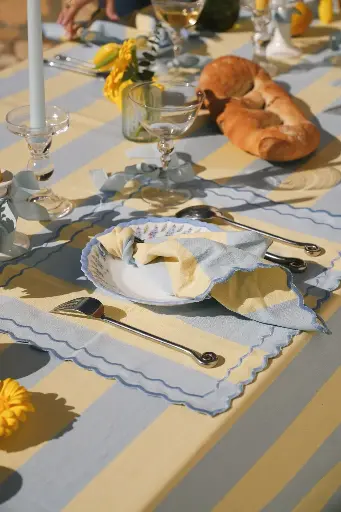 [Joséphine-B-54-SET] Joséphine Sky - placemats (Set van 2)