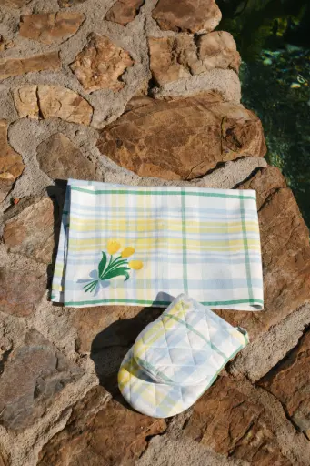 [Perette-B-54-M] Perette sky - oven mitts