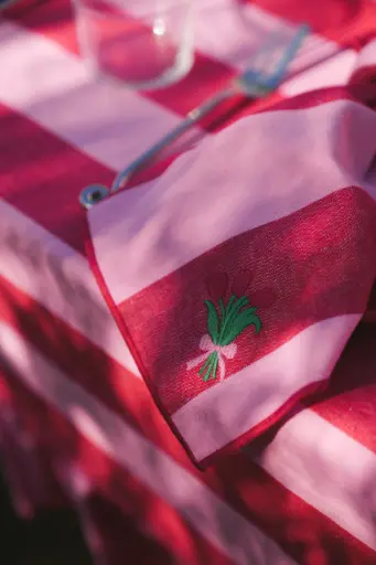 [Lucette-B-14-OS] Lucette Red - servetten (Set van 2)