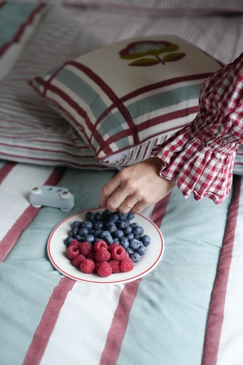 [Wilke-A-54-CL] Quilted bed Wilke Sky