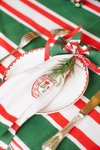 [Wallace-A-14-OS] Napkins Wallace Red (Lot de 2)