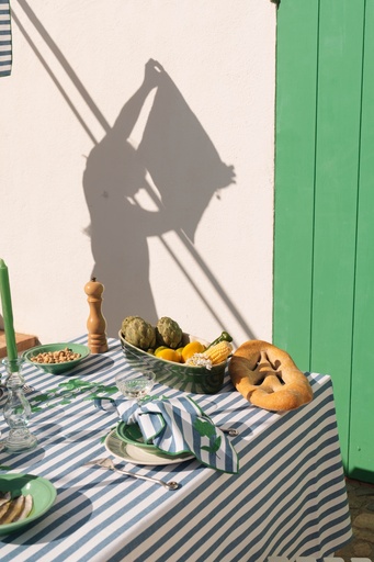 [Boch-B-52] Tablecloth Boch Blue