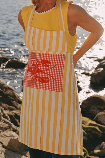 [Magritte-B-10-A] Tablier Magritte Yellow