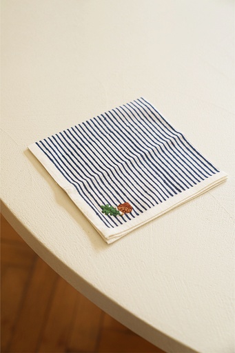 [Gustav-A-52-OS] Serviettes Gustav Blue (Lot de 2)