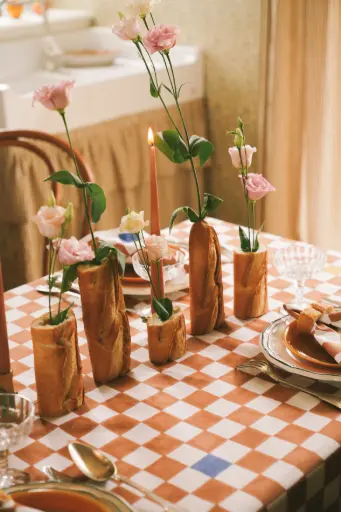 [Albers-A-95] Tablecloth Albers Cappuccino
